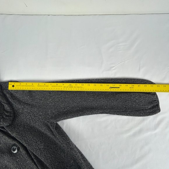 Alfani Cardigan Sweater Coat Women L Gray Knit Long Button Pockets Collared Cozy - Picture 12 of 14